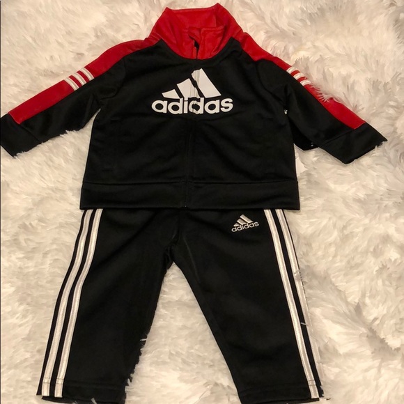 Adidas 2 PC Matching Jacket & Pants Size 6 Mos - Picture 2 of 4